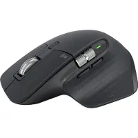 Logitech MX Master 3S Performance Wireless Mouse - Maus - ergonomisch - optisch - kabellos - Bluetooth, 2,4 GHz - Logi Bolt USB-Receiver - Schwarz (910-006556)