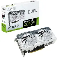 Asus 90YV0J42-M0NA00 Dual -RTX4060TI-O8G-WHITE NVIDIA GeForce RTX 4060 Ti 8 Go GDDR6