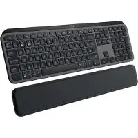 Logitech MX Keys S - Clavier avec repose-poignets - sans fil - noir graphite