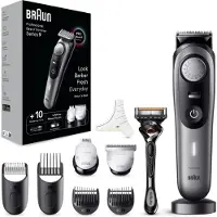 Braun BeardTrimmer BT9420 Mouillé & sec Noir, Gris