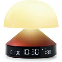Lexon - Lampe/réveil Mina Sunrise (rouge foncé)