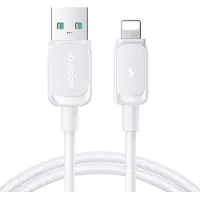 JOYROOM Câble Multi-Color Series A14 Lightning / Usb-A 2.4A 1.2 M - Biały