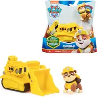 Spin Master PAW Patrol , Véhicule de chantier avec figurine Rubble (Sustainable Basic Vehicle/Base Vehicle)