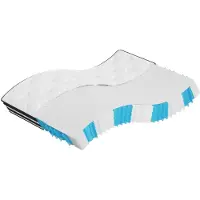 vidaXL Matelas à ressorts ensachés moyen 140x190 cm