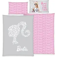 Herding Barbie Parure de lit 65/100+160/210 cm (160 x 210 cm, 65 x 100 cm)