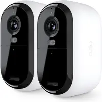 Arlo Essential 3 Lot de 2 (1920 x 1080 Pixels), Caméra réseau, Blanc
