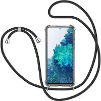 Screen Guard Professional Étui pour Samsung Galaxy S20 FE Loopster Necklace, Bandoulière pour smartphone, Transparent