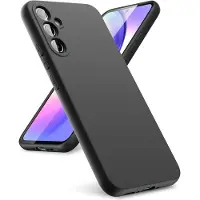 Screen Guard Professional Etui en silicone liquide (Samsung Galaxy A54 5G), Coque pour téléphone portable, Noir