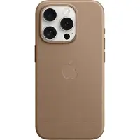 Apple Etui en tissu fin avec MagSafe (iPhone 15 Pro), Coque pour téléphone portable, Marron