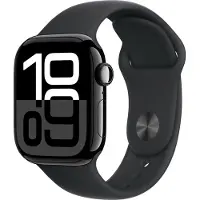Apple Watch Series 10 OLED 42 mm numérique 374 x 446 pixels écran tactile noir WLAN GPS