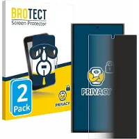BROTECT Film anti-regards Anti-Spy Privacy Film de protection contre la lumière bleue (Samsung Galaxy S24 Ultra), Téléphone portable : film de protection, Bleu