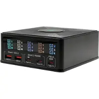 EXSYS GmbH Station de charge multiport High Power 160W, noir (EX-1106)