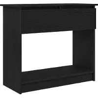 vidaXL Table console avec tiroirs noir 85,5x38,5x74,5 cm