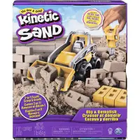 Kinetic Sand Dig And Demolish Board Game Argenté Enfants