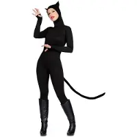 MOM Cat Woman Costume Noir M Enfants