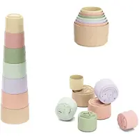 Kinder and Kids - Soft Rubber Stacking Cups 32 cm silicone - (K30008)