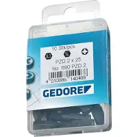 Gedore 690 PZD 3 S-010 Set schroevendraaierbits