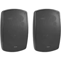 Omnitronic OD-8 Haut-parleur mural 8Ohm noir 2x (Passif), Haut-parleur PA, Noir
