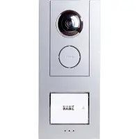 M-E modern-electronics VS-11 S Vistasmart portier vidéo LAN, WLAN unité extérieure argent (41359)
