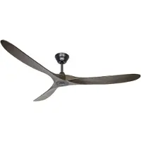 CasaFan Ventilateur de Plafond Eco Genuino 180cm Noir Noyer foncé - CASAFAN -