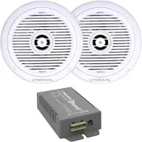 Lyndahl LYNCS180IPS2 Kit d'enceintes encastrables 2 voies 120 W 4 Ω blanc 1 kit (Set), Enceinte encastrable, Blanc