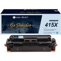 G&G Toner de remplacement HP 415X Compatible Cyan W2031X GS-HW2031X(415X) (C)