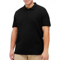 Jack & Jones Austin Plus Size Short Sleeve Polo Noir 3XL Homme