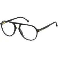 Carrera Lunettes de Vue 345 55/17/145 Matte black gold Acetate frames MAN 345