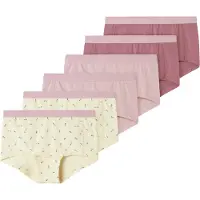Name it Hipster Floral Panties 6 Units Jaune,Rose 24 Months Fille