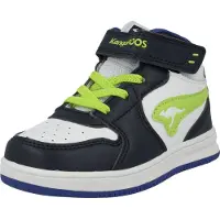 Kangaroos K-CPI Winnie EV : Chaussures pour enfants, baskets montantes blanches, pour garçon, style décontracté