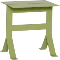 Hubsch Table d'appoint pliable vert clair