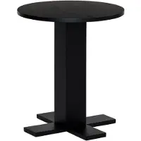 Hubsch Table d'appoint Koohi noir