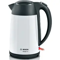 Bosch DesignLine TWK3P421, Bouilloire électrique, blanc/noir, 1,7 litre