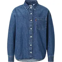 Levi's Harlie New Long Sleeve Shirt Bleu S Femme