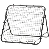 HOMCOM But de football A62-012BK, avec angle réglable, pour l'entraînement, 96 x 80 x 96 cm, noir - N