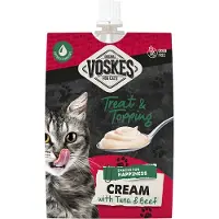 Voskes Cream With Tuna & Beef - en-cas crémeux pour chat au thon et au bœuf 90g