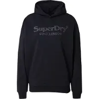 Superdry Venue Metallic Relaxed Hoodie Noir XS Femme