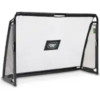 Exit Maestro Acier But de Football 180x120cm – But de Football – pour Enfants – Jardin – Noir