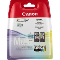 Canon PG-510 + CL-511 photo value pack - Noir + 3 couleurs - Cartouche d'encre - Multipack
