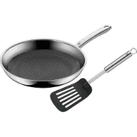 WMF Profi Resist Stielpfanne mit Pfannenwender, 28 cm 3201007433 4000530705372