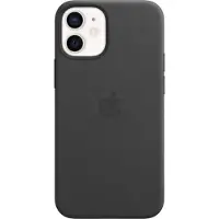 Apple iPhone 12 mini Back Cover avec MagSafe Cuir Noir