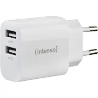 Intenso POWER ADAPTER 2XUSB-A/7802412 Universel Blanc Secteur Intérieure