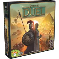 Asmodee Repos Production, UNBOX NOW, 7 Wonders Duel, jeu de base, jeu de connaisseur, jeu de stratégie, 2 joueurs, à partir de 10+ ans, 30+ minutes, allemand