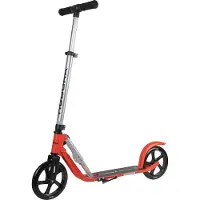 Hudora City Scooter Big Wheel Pure 205 argent/rouge, 8", aluminium, 205mm