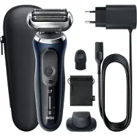 Braun Series 7 71-B1200s Tondeuse à lame rétractable Bleu (71-B1200s)