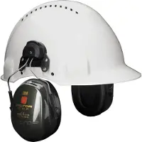 3M Peltor Coquilles antibruit PELTOR Optime II - 30 dB - vert - montées sur casque - H520P3E-410-GQ-01