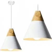 Toolight Lampe APP061-1CP Scandi C White