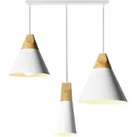 Toolight Lampe APP064-3CP Scandi Set White