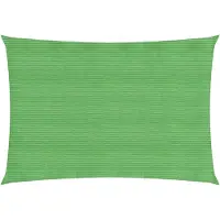 vidaXL Voile d'ombrage 160 g/m² rectangulaire vert clair 2x3,5 m PEHD