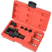 vidaXL Kit de disjoncteur et de rivetage de chaîne moto 8 pcs